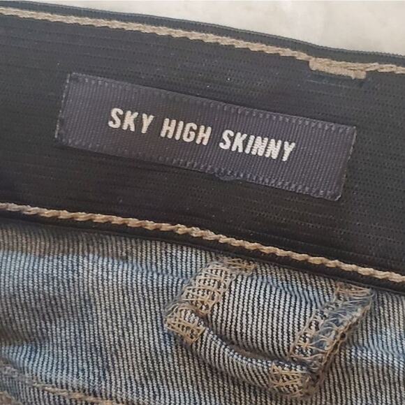 Torrid Sky High Skinny Premium Stretch High-Rise Jeans, Size 26R - Picture 3 of 8